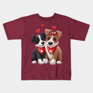 Adorable poppy Art for Your Home: Snuggle Up With Pawesome Pup Vibes Kids T-Shirt